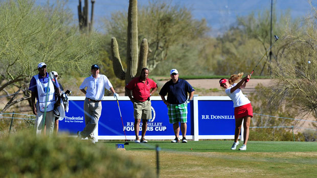Kathleen Ekey during the pro-am