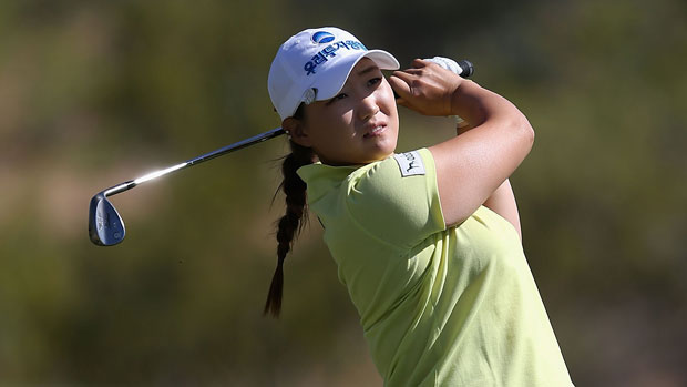 Mirim Lee during the second round of the 2014 JTBC Founders Cup